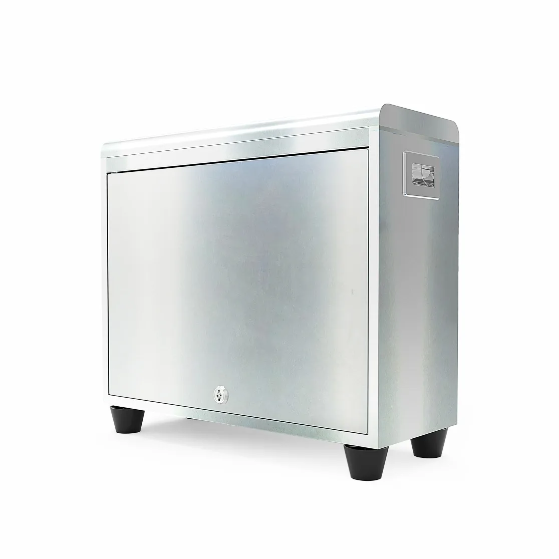 Compact dishwashing appliance product with stainless steel enclosure